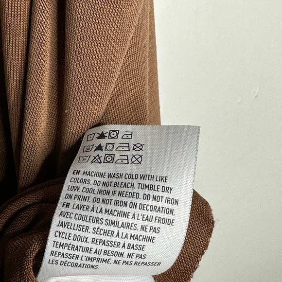 American Eagle Outfitters Womens Tank Top Size XS Brown Mock Neck Cutout Back - Picture 5 of 5